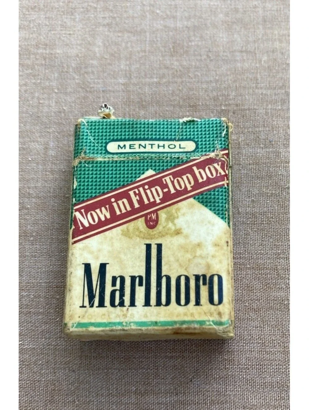 Marlboro Menthol Flip Top Box Wooden Matches Mini Pack Used